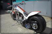 customizing Harley, new light, new mud guard, new plate