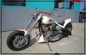 customizing Harley, new light, new mud guard, new plate